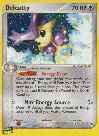 Delcatty 005/109 — EX Ruby & Sapphire (English Pokémon TCG card)