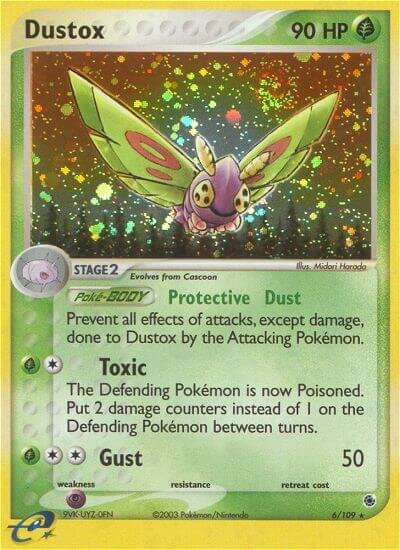 Dustox 006/109 — EX Ruby & Sapphire (English Pokémon TCG card)