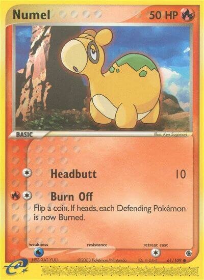 Numel 061/109 — EX Ruby & Sapphire (English Pokémon TCG card)