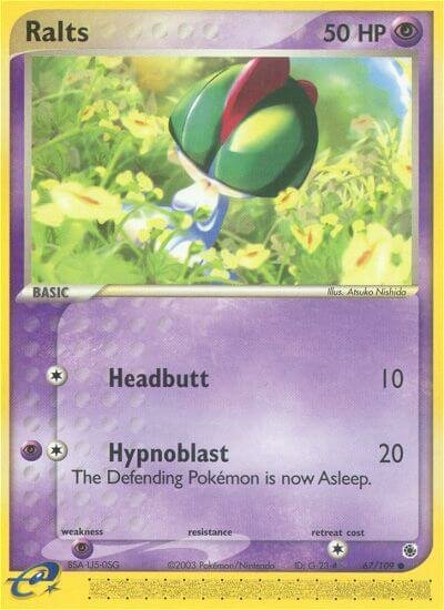 Ralts 067/109 — EX Ruby & Sapphire (English Pokémon TCG card)