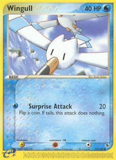 Wingull 077/109 — EX Ruby & Sapphire (English Pokémon TCG card)