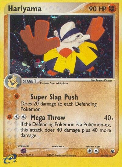 Hariyama 008/109 — EX Ruby & Sapphire (English Pokémon TCG card)