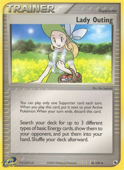 Lady Outing 083/109 — EX Ruby & Sapphire (English Pokémon TCG card)