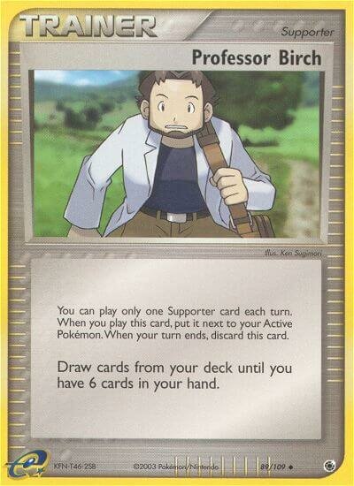 Professor Birch 089/109 — EX Ruby & Sapphire (English Pokémon TCG card)