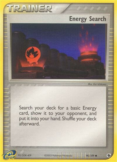 Energy Search 090/109 — EX Ruby & Sapphire (English Pokémon TCG card)
