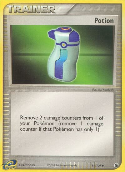 Potion 091/109 — EX Ruby & Sapphire (English Pokémon TCG card)