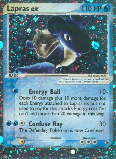 Lapras ex 099/109 — EX Ruby & Sapphire (English Pokémon TCG card)