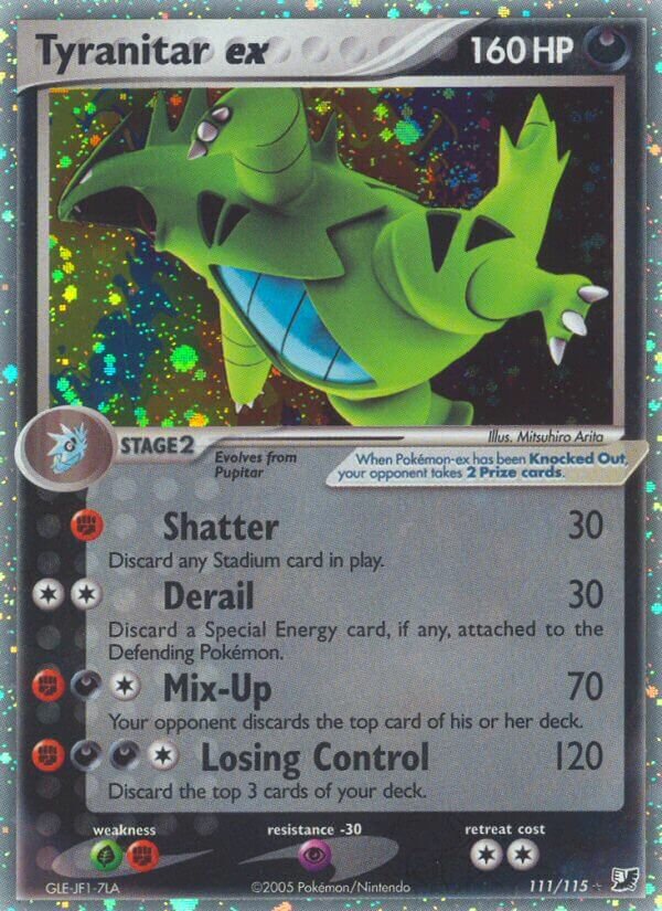 Tyranitar ex 111/117 — EX Unseen Forces (English Pokémon TCG card)