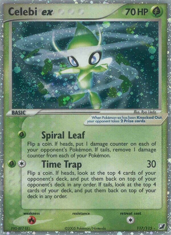 Celebi ex 117/117 — EX Unseen Forces (English Pokémon TCG card)
