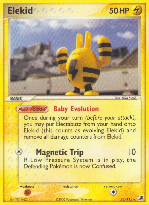 Elekid 023/117 — EX Unseen Forces (English Pokémon TCG card)