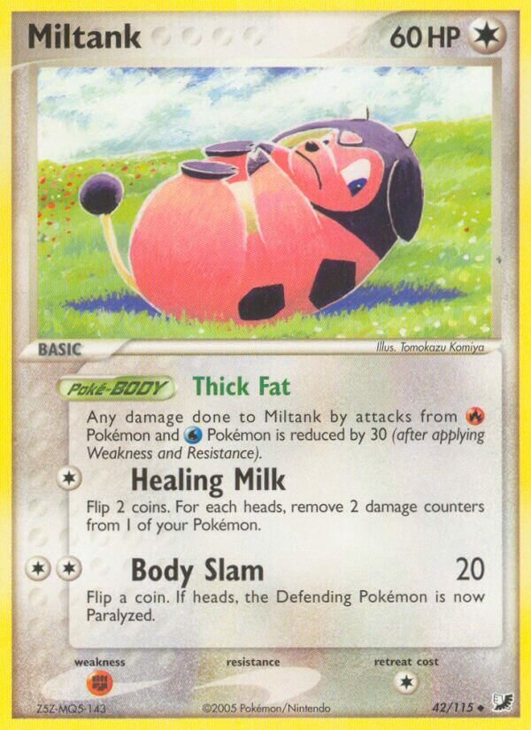 Miltank 042/117 — EX Unseen Forces (English Pokémon TCG card)