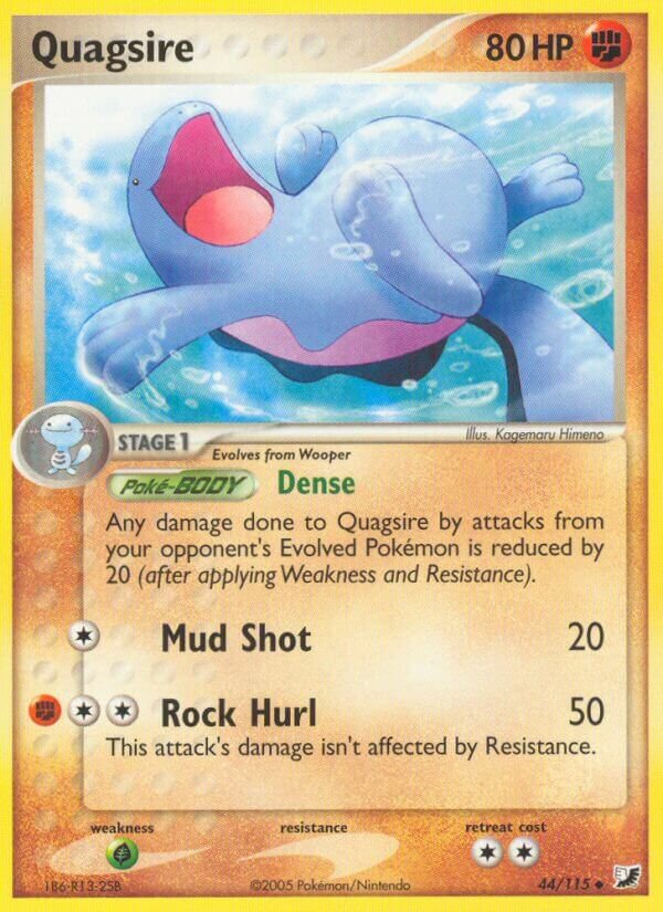 Quagsire 044/117 — EX Unseen Forces (English Pokémon TCG card)