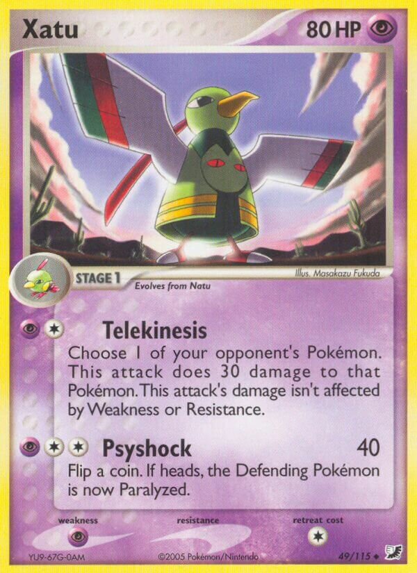 Xatu 049/117 — EX Unseen Forces (English Pokémon TCG card)