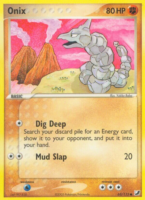 Onix 065/117 — EX Unseen Forces (English Pokémon TCG card)