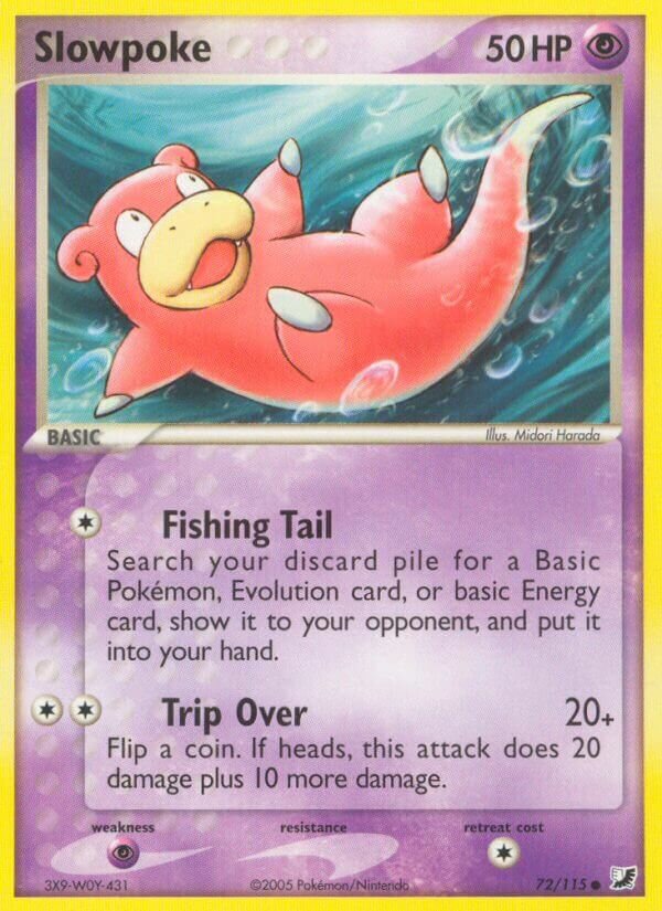 Slowpoke 072/117 — EX Unseen Forces (English Pokémon TCG card)
