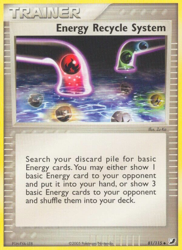 Energy Recycle System 081/117 — EX Unseen Forces (English Pokémon TCG card)