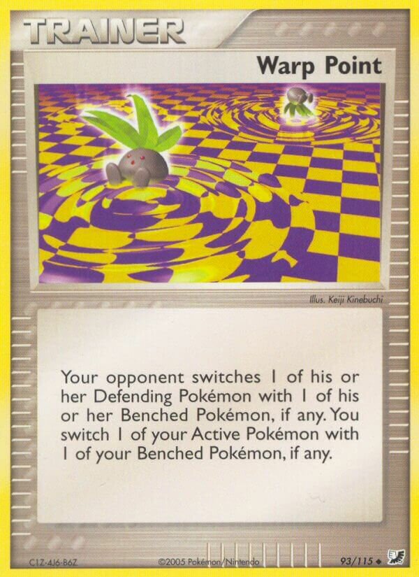 Warp Point 093/117 — EX Unseen Forces (English Pokémon TCG card)