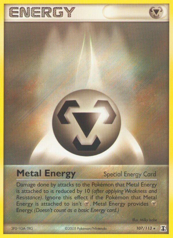 Metal Energy 107/113 — EX Delta Species (English Pokémon TCG card)