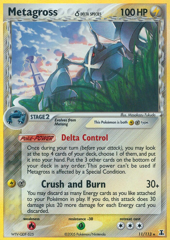 Metagross 011/113 — EX Delta Species (English Pokémon TCG card)