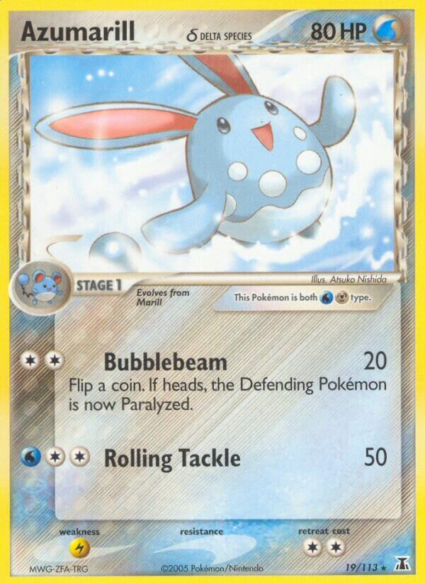 Azumarill 019/113 — EX Delta Species (English Pokémon TCG card)