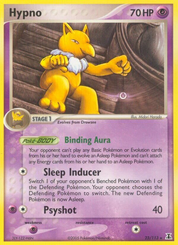Hypno 023/113 — EX Delta Species (English Pokémon TCG card)