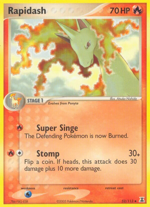 Rapidash 052/113 — EX Delta Species (English Pokémon TCG card)