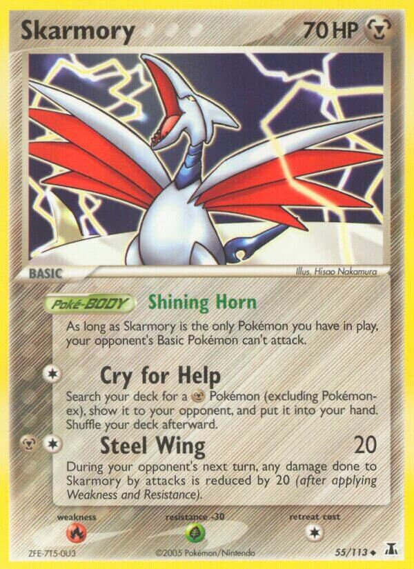 Skarmory 055/113 — EX Delta Species (English Pokémon TCG card)