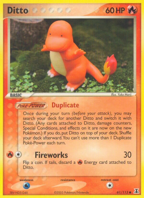 Ditto 061/113 — EX Delta Species (English Pokémon TCG card)