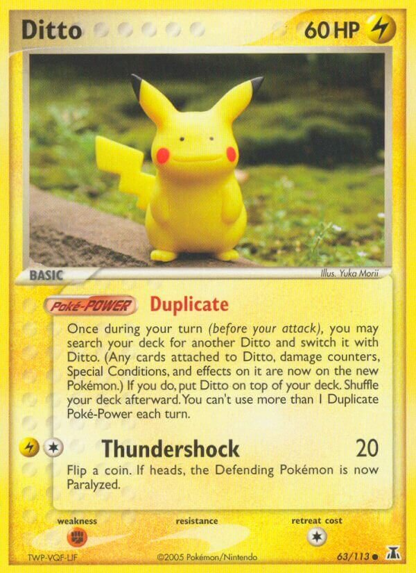 Ditto 063/113 — EX Delta Species (English Pokémon TCG card)