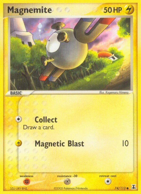 Magnemite 074/113 — EX Delta Species (English Pokémon TCG card)