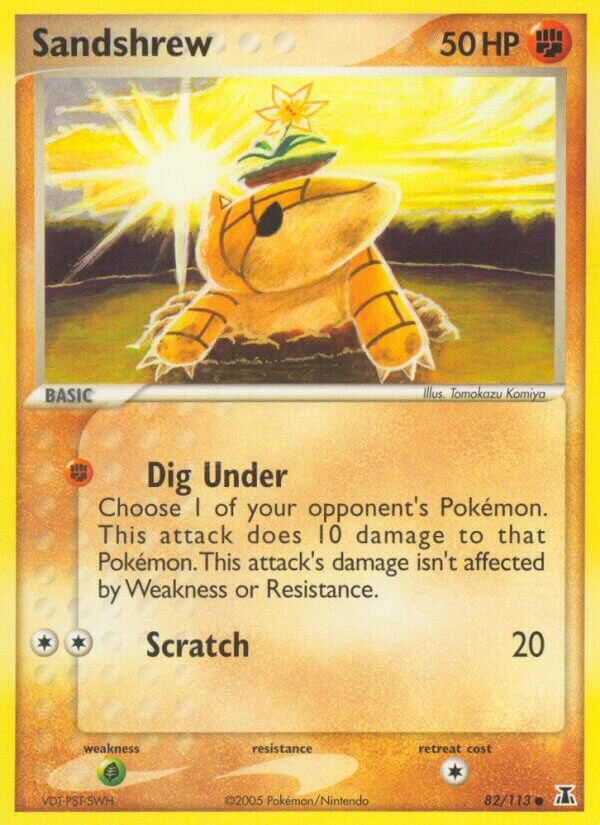 Sandshrew 082/113 — EX Delta Species (English Pokémon TCG card)
