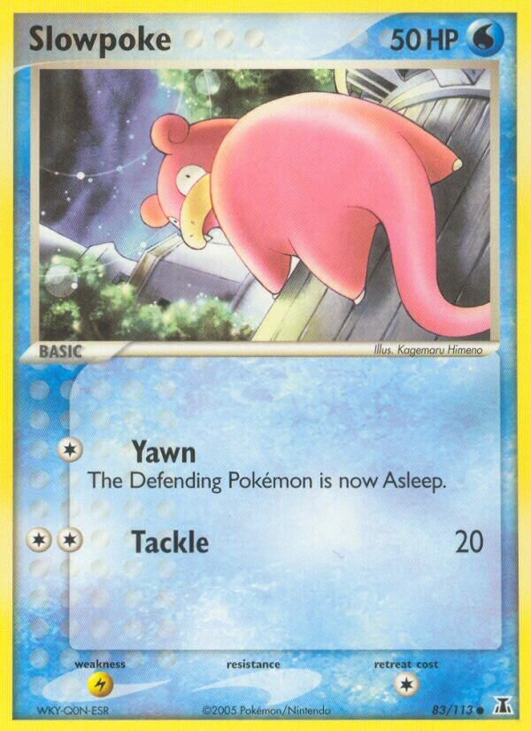 Slowpoke 083/113 — EX Delta Species (English Pokémon TCG card)