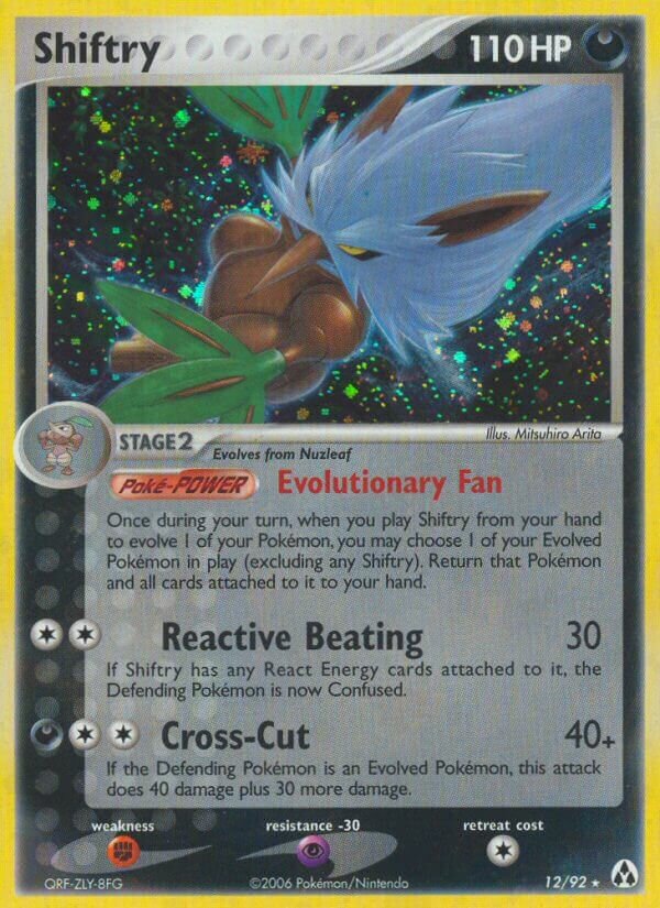 Shiftry 012/92 — EX Legend Maker (English Pokémon TCG card)