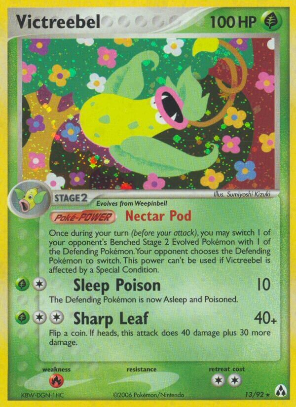 Victreebel 013/92 — EX Legend Maker (English Pokémon TCG card)