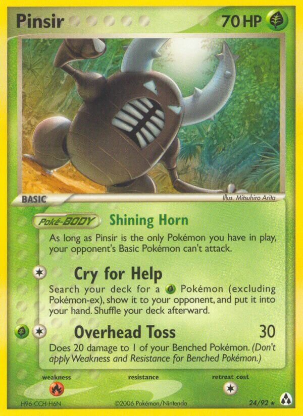 Pinsir 024/92 — EX Legend Maker (English Pokémon TCG card)