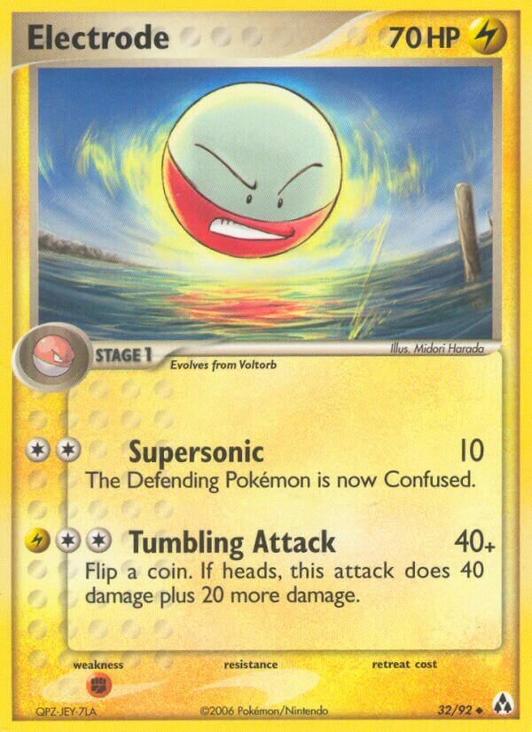 Electrode 032/92 — EX Legend Maker (English Pokémon TCG card)