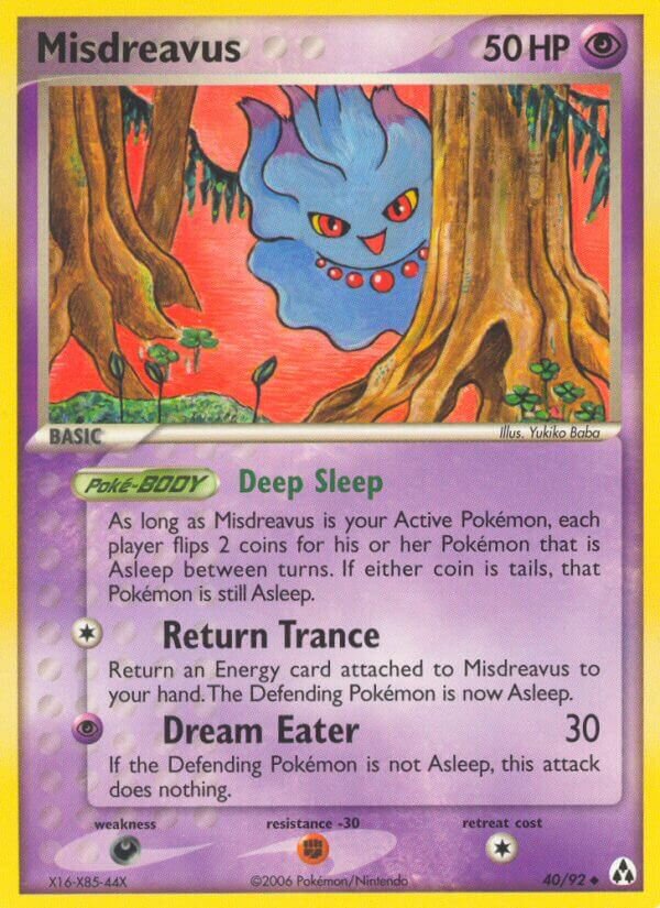 Misdreavus 040/92 — EX Legend Maker (English Pokémon TCG card)