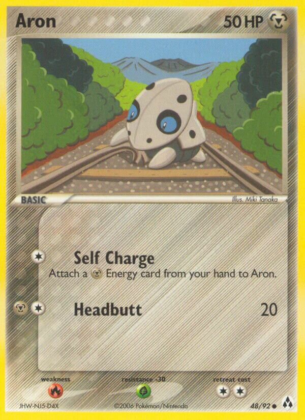 Aron 048/92 — EX Legend Maker (English Pokémon TCG card)