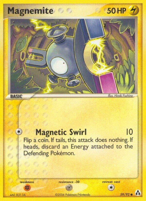 Magnemite 059/92 — EX Legend Maker (English Pokémon TCG card)