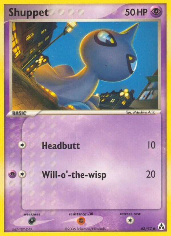 Shuppet 063/92 — EX Legend Maker (English Pokémon TCG card)