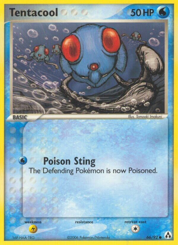 Tentacool 066/92 — EX Legend Maker (English Pokémon TCG card)