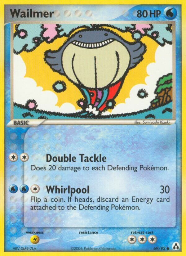 Wailmer 069/92 — EX Legend Maker (English Pokémon TCG card)