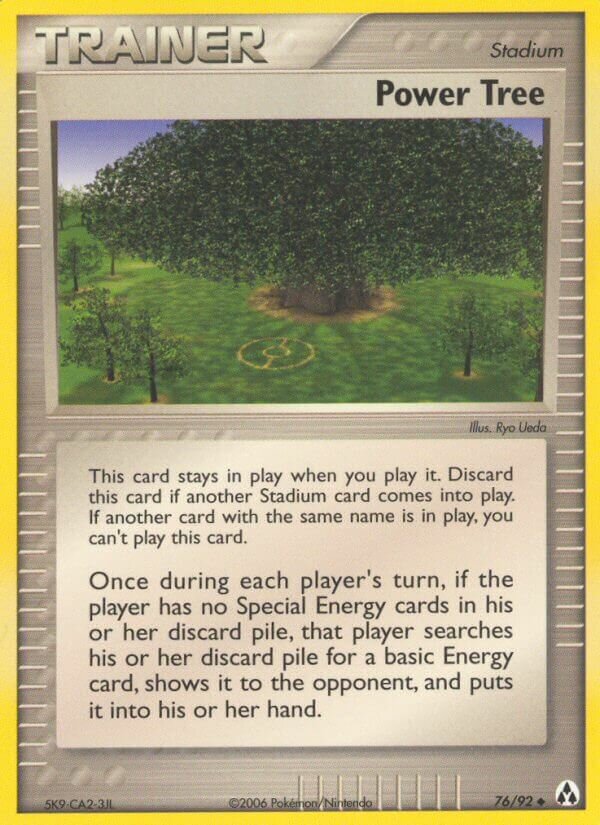 Power Tree 076/92 — EX Legend Maker (English Pokémon TCG card)