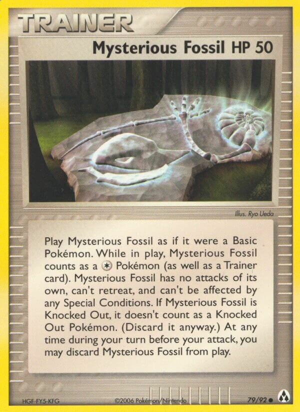 Mysterious Fossil 079/92 — EX Legend Maker (English Pokémon TCG card)