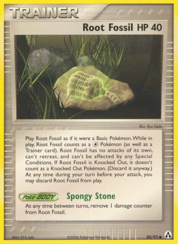 Root Fossil 080/92 — EX Legend Maker (English Pokémon TCG card)