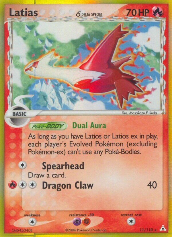 Latias 011/110 — EX Holon Phantoms (English Pokémon TCG card)