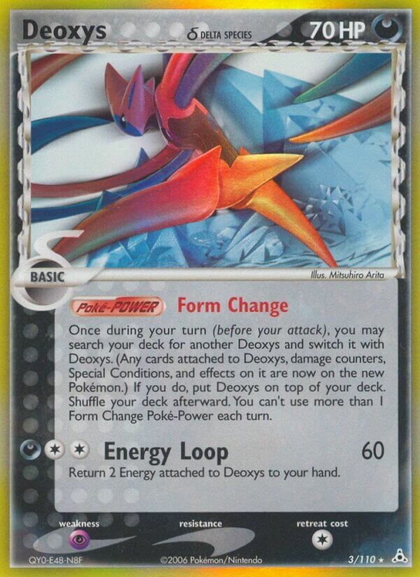 Deoxys 003/110 — EX Holon Phantoms (English Pokémon TCG card)