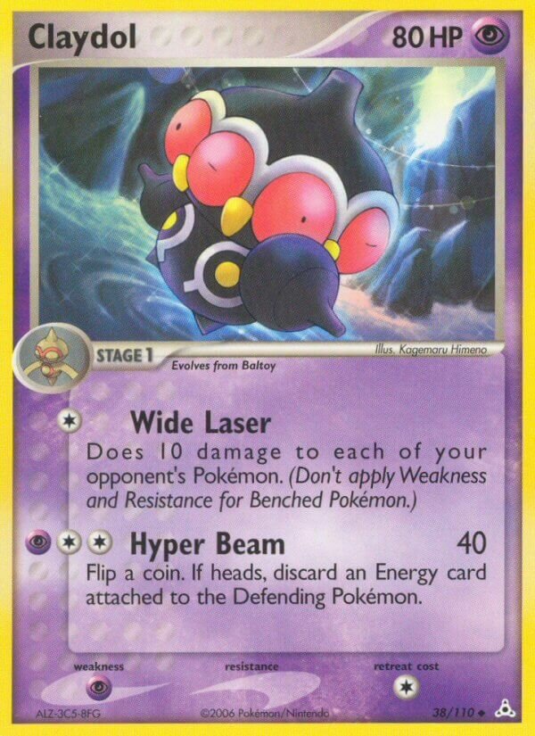 Claydol 038/110 — EX Holon Phantoms (English Pokémon TCG card)