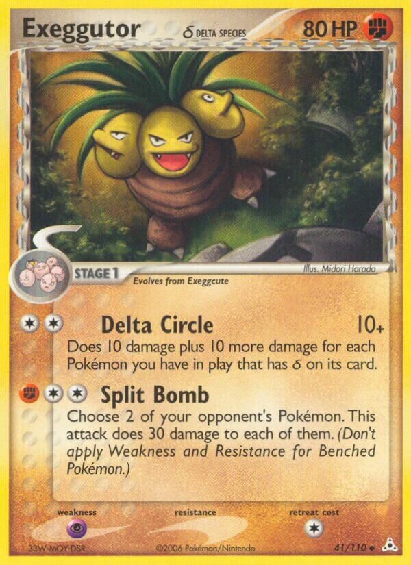 Exeggutor 041/110 — EX Holon Phantoms (English Pokémon TCG card)