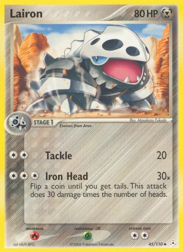 Lairon 045/110 — EX Holon Phantoms (English Pokémon TCG card)
